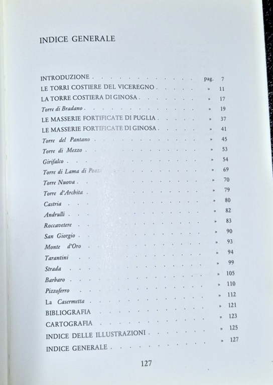 LA TORRE COSTIERA E LE MASSERIE FORTIFICATE DI GINOSA Bozza …