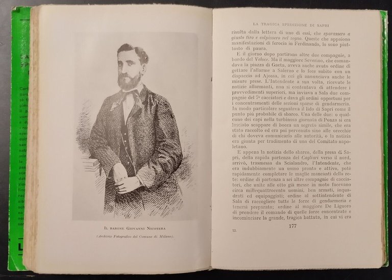 LA TRAGICA SPEDIZIONE DI SAPRI 1857 Leo Pollini 1935 Mondadori …