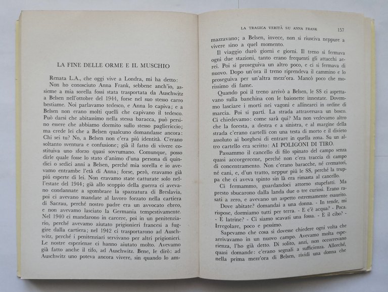 LA TRAGICA VERITÀ SU ANNA FRANK di Ernst Schnabel 1958 …