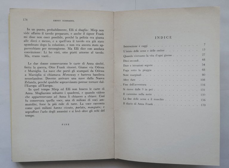 LA TRAGICA VERITÀ SU ANNA FRANK di Ernst Schnabel 1958 …
