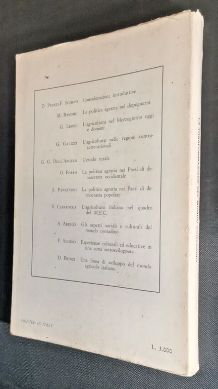 LA TRASFORMAZIONE DEL MONDO CONTADINO di Daniele Prinzi e Francesco …