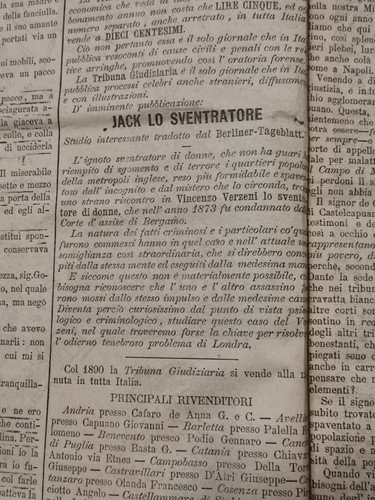 LA TRIBUNA GIUDIZIARIA 1880 Annata gazzetta settimanale illustrata Antica rivist