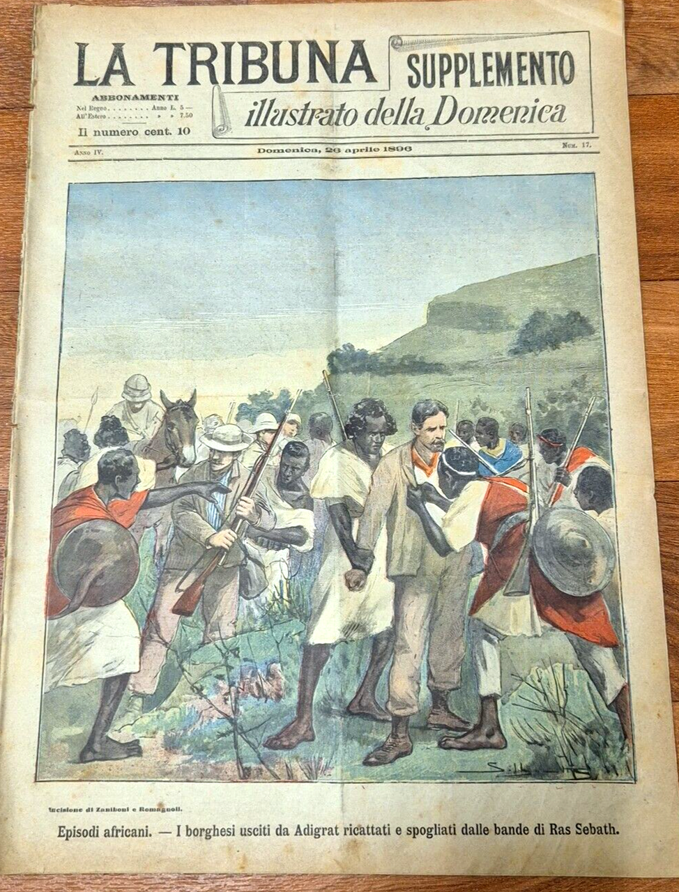LA TRIBUNA supplemento ILLUSTRATO DELLA DOMENICA 26 aprile 1896 Giornale …