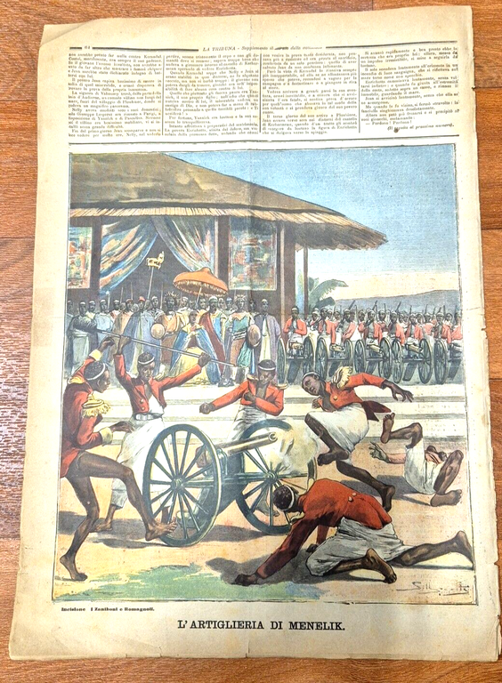 LA TRIBUNA supplemento ILLUSTRATO DELLA DOMENICA 28 febbraio 1896 Giornale
