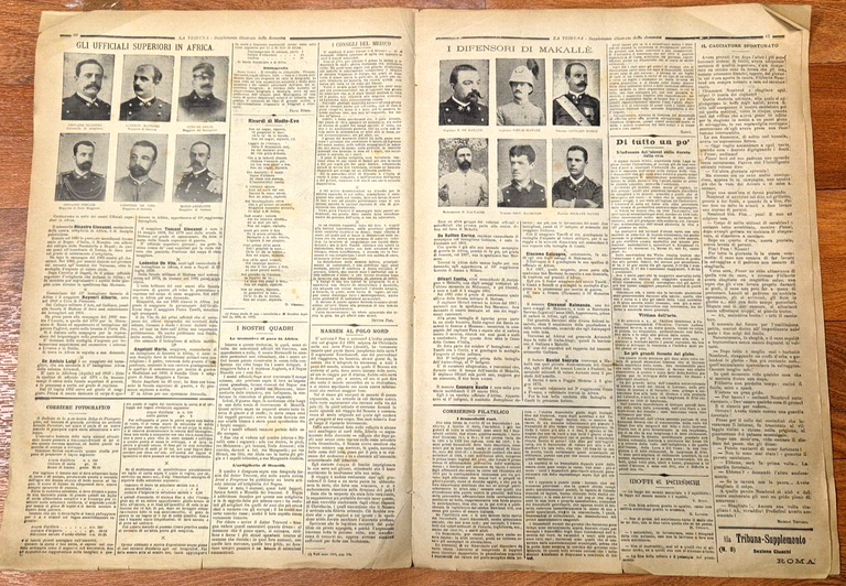 LA TRIBUNA supplemento ILLUSTRATO DELLA DOMENICA 28 febbraio 1896 Giornale
