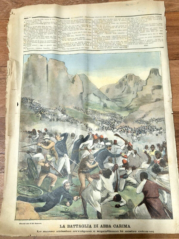 LA TRIBUNA supplemento ILLUSTRATO DELLA DOMENICA 8 marzo 1896 Giornale …