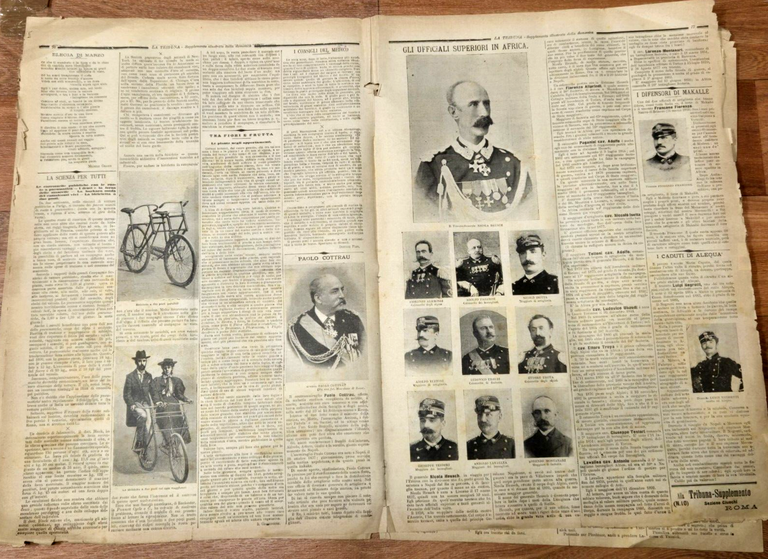 LA TRIBUNA supplemento ILLUSTRATO DELLA DOMENICA 8 marzo 1896 Giornale …