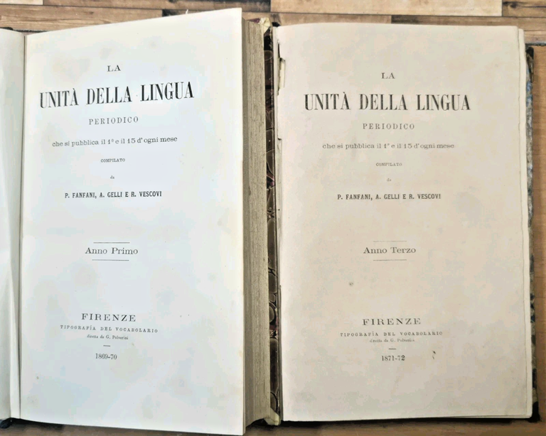 LA UNITÀ DELLA LINGUA di Fanfani Gelli Vescovi Anno 1 … | Immagine Gallery 6