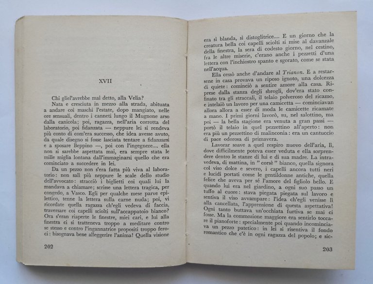 LA VELIA di Bruno Cicognani 1954 Vallecchi libro romanzo narrativa …