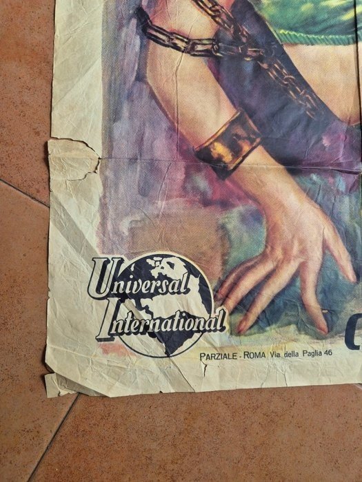 LA VERGINE DI TRIPOLI Manifesto Poster Locandina Cinema 1955 - …