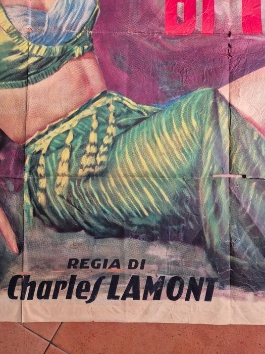 LA VERGINE DI TRIPOLI Manifesto Poster Locandina Cinema 1955 - …