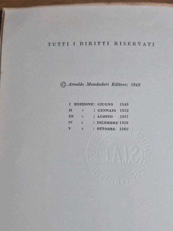 LA VITA NON È SOGNO Di Salvatore Quasimodo 1960 V …