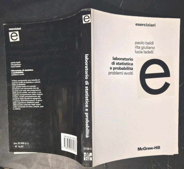 LABORATORIO DI STATISTICA E PROBABILITÀ problemi svolti Baldi Giuliano 1995 …