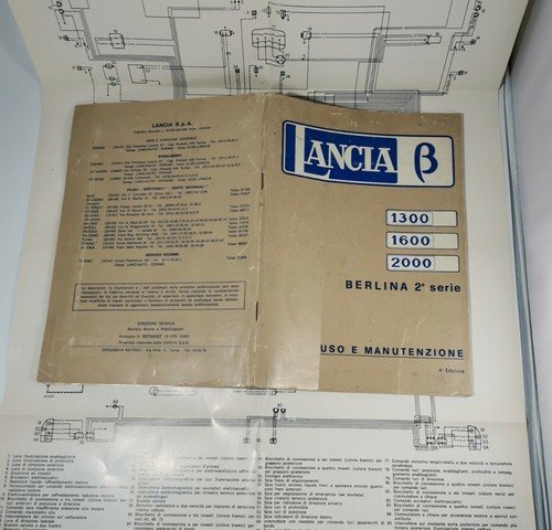 LANCIA BETA 1300 1600 2000 berlina 2 serie libretto uso … | Immagine Gallery 3