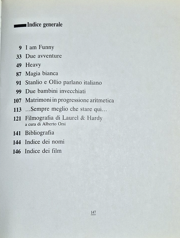 LAUREL E HARDY DUE TESTE SENZA CERVELLO di Giancarlo Governi …