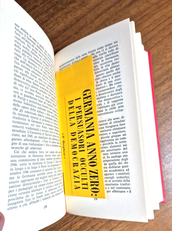 LAVAGGIO DEL CARATTERE di Caspar Schrenck Notzing 1968 Il Borghese …