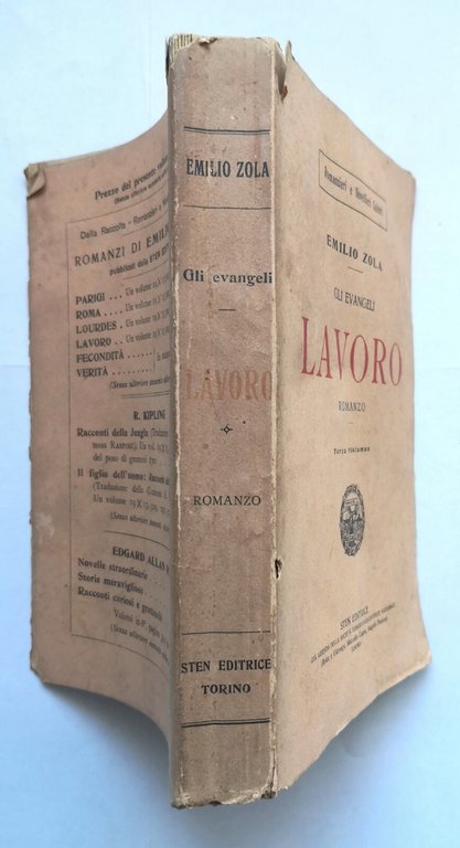 LAVORO romanzo di Emilio Zola Editrice STAN gli evangeli Libro