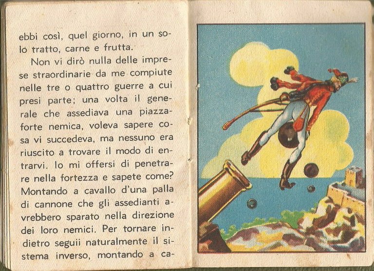 LE AVVENTURE DEL BARONE DI MUNCHHAUSEN libro pubblicità borotalco Roberts …