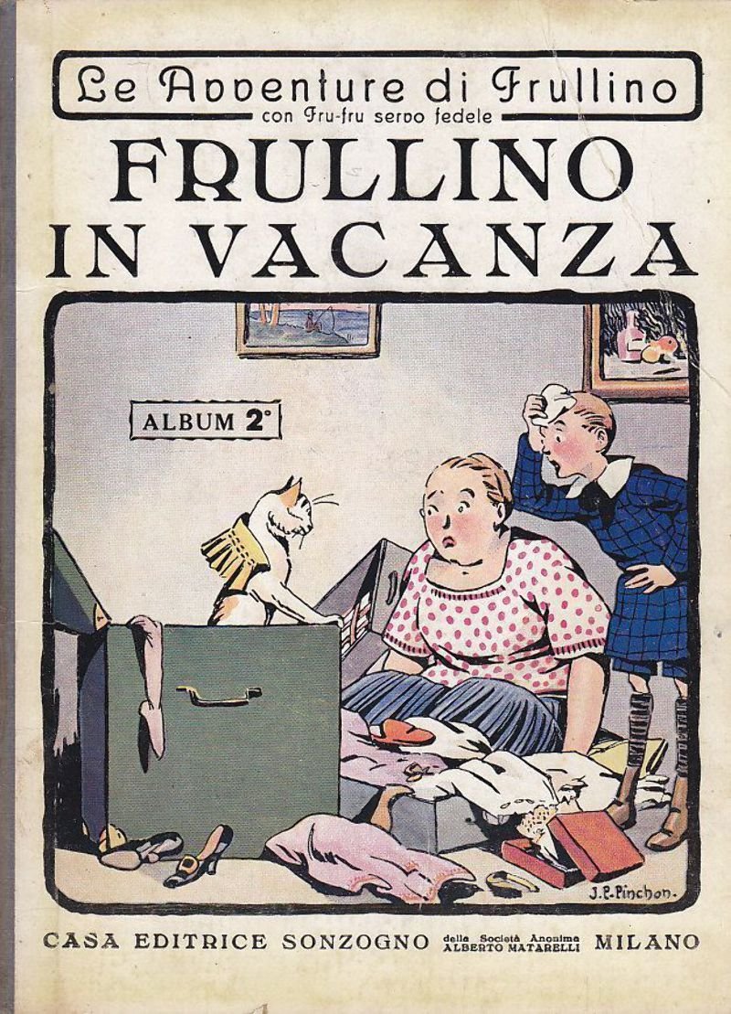 LE AVVENTURE DI FRULLINO in vacanza album 2 1931 Sonzogno …