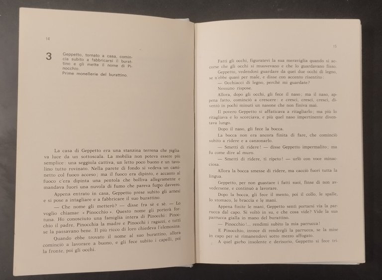 LE AVVENTURE DI PINOCCHIO Carlo Collodi 1971 La Scuola Libro …