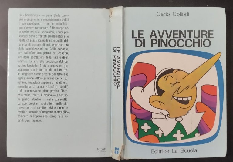 LE AVVENTURE DI PINOCCHIO Carlo Collodi 1971 La Scuola Libro …