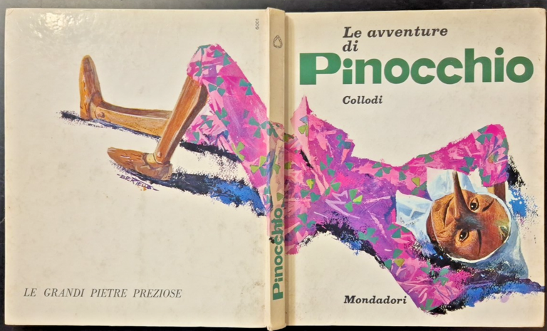 LE AVVENTURE DI PINOCCHIO Carlo Collodi Illustrato Bertello 1965 Mondadori …