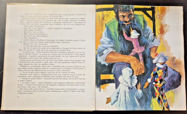 LE AVVENTURE DI PINOCCHIO Carlo Collodi Illustrato Bertello 1965 Mondadori …
