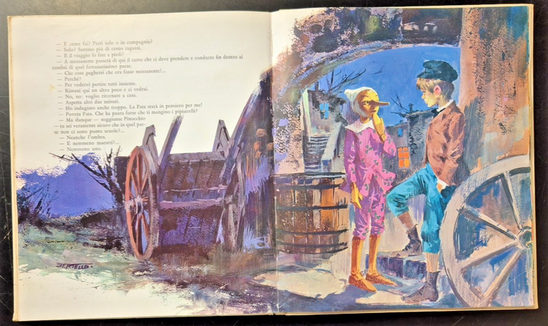 LE AVVENTURE DI PINOCCHIO Carlo Collodi Illustrato Bertello 1965 Mondadori …