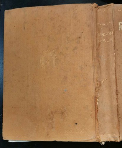 LE AVVENTURE DI ROBINSON CRUSOE Defoe 1940 Hoepli libro per …