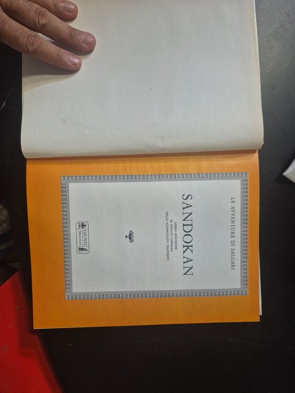 LE AVVENTURE DI SANDOKAN 1975 Giunti Marzocco Riduzione dallo sceneggiato …