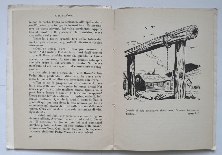 LE AVVENTURE DI SASSOLUCENTE Dell'Acqua Volume II 1963 ISME Libro …