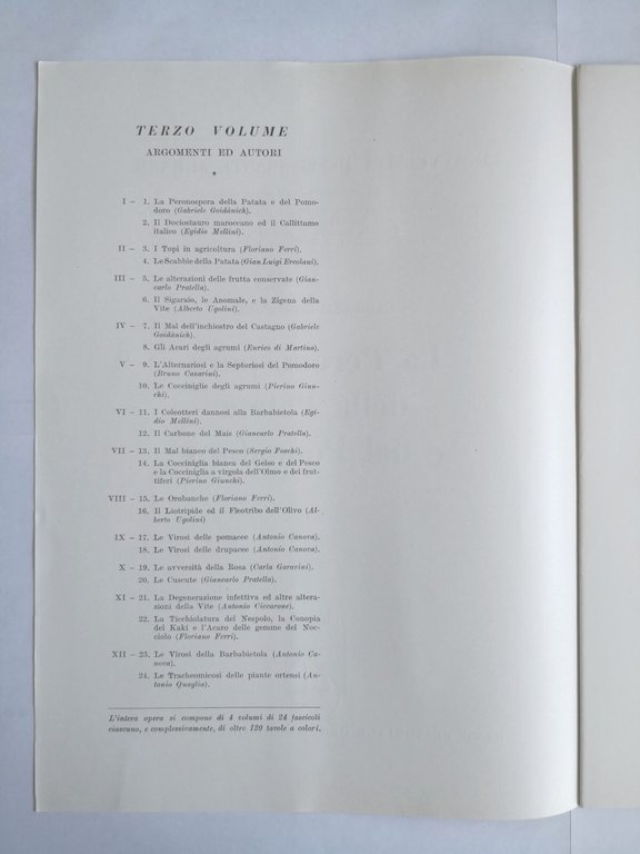 LE AVVERSITÀ DELLE PIANTE AGRARIE 5 volumi Ramo Editoriale Agricoltori …