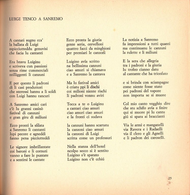 LE BALLATE DI FRANCO TRINCALE libro + disco 45 giri …