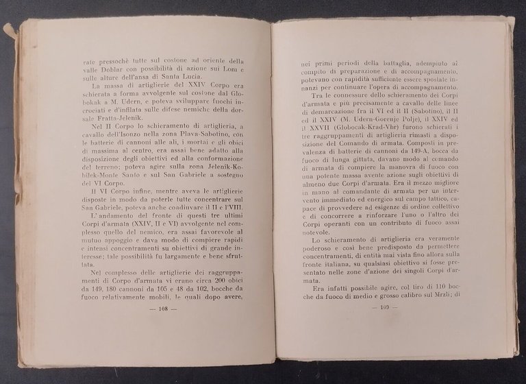 LE BATTAGLIE DI GORIZIA E BAISIZZA Carlo Geloso 1928 libreria …