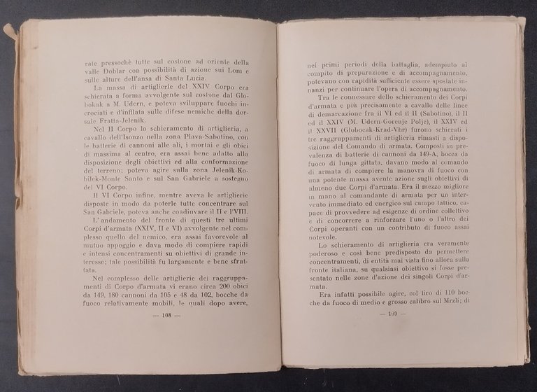 LE BATTAGLIE DI GORIZIA E BAISIZZA Carlo Geloso 1928 libreria …