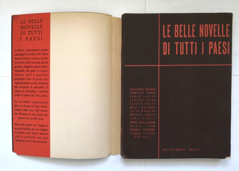 LE BELLE NOVELLE DI TUTTI I PAESI volume 1 1945 …
