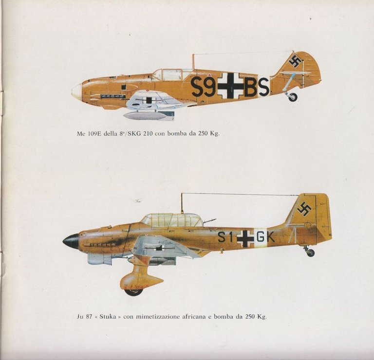 LE BOMBE DELLA LUFTWAFFE di Schliephake Aeroplano Libro macchine la …