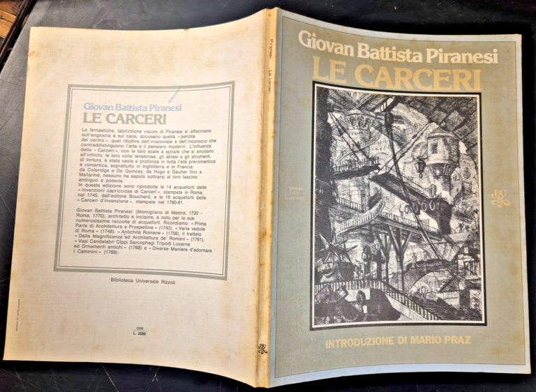 LE CARCERI di Giovan Battista Piranesi 1975 Rizzoli illustrato introd … | Immagine Gallery 2