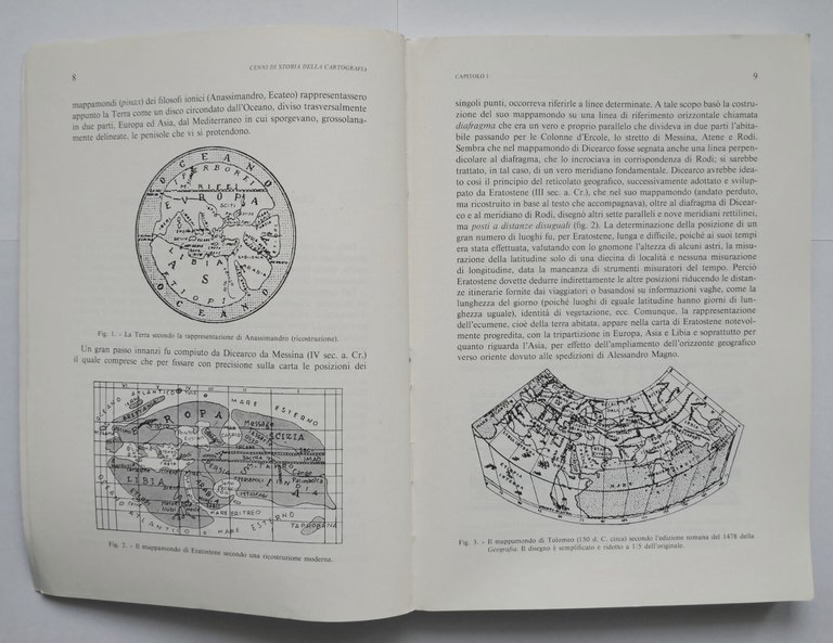LE CARTE GEOGRAFICHE costruzione interpretazione di Alberto Mori 1986 Libro