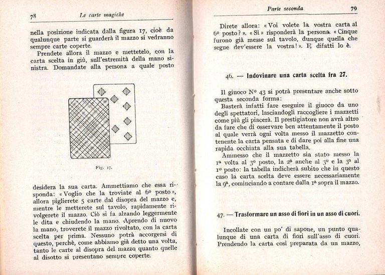 LE CARTE MAGICHE di Ph De Frank 1975 Cisalpino Goliardica …