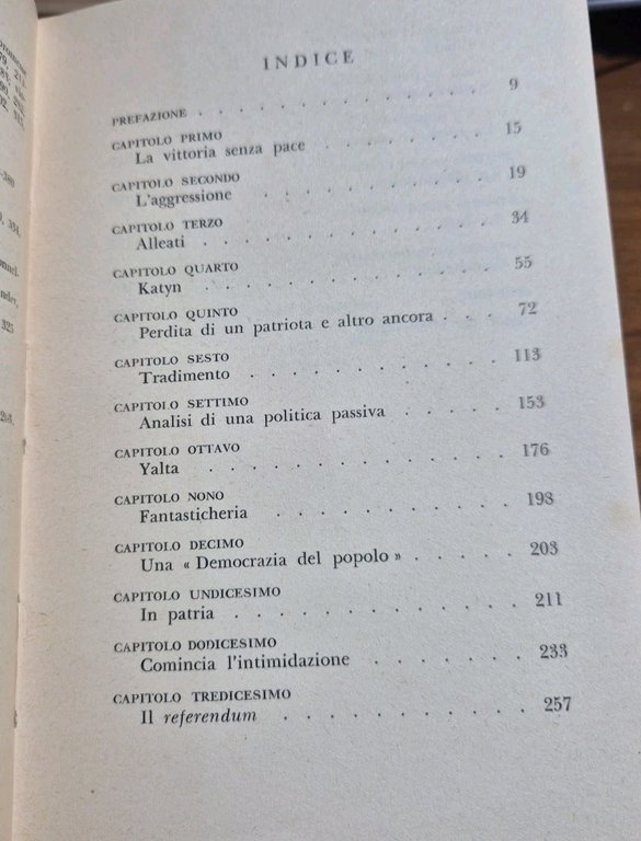 LE COLPE DEI GRANDI di Stanislaw Mikolajczyk 1950 Longanesi Libro