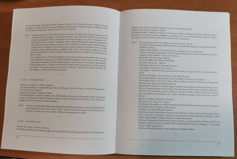 LE CONCLUSIONI DEL PARLAMENTO CITTADINO DI BARI NEL SEICENTO 2009 …