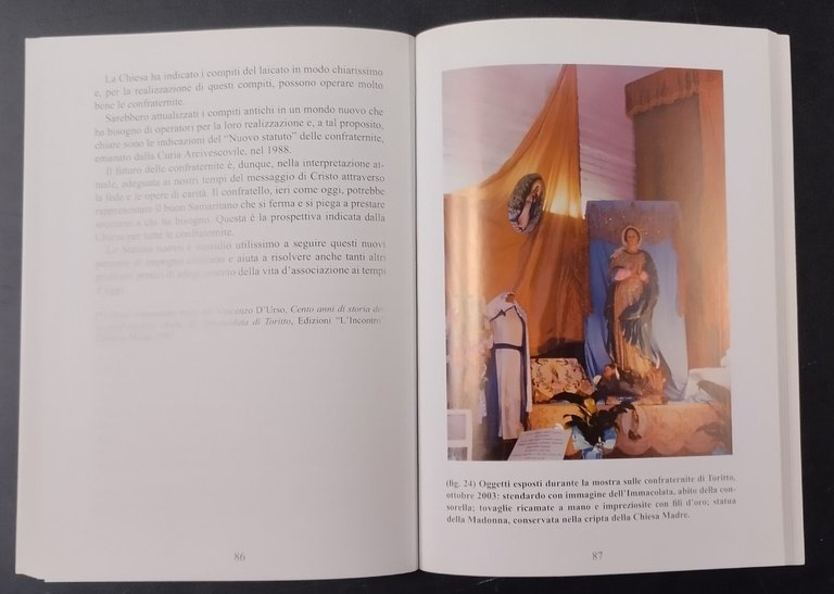 LE CONFRATERNITE DI TORITTO 2005 Artigiangrafica 2000 Libro origini storia …