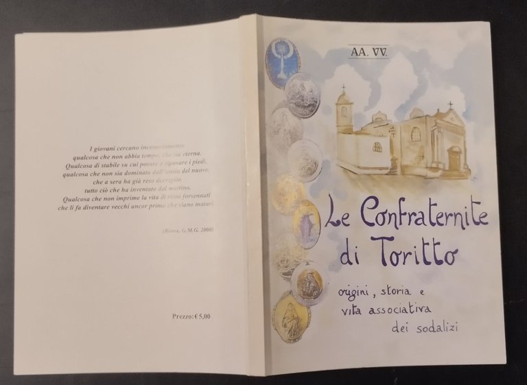 LE CONFRATERNITE DI TORITTO 2005 Artigiangrafica 2000 Libro origini storia …