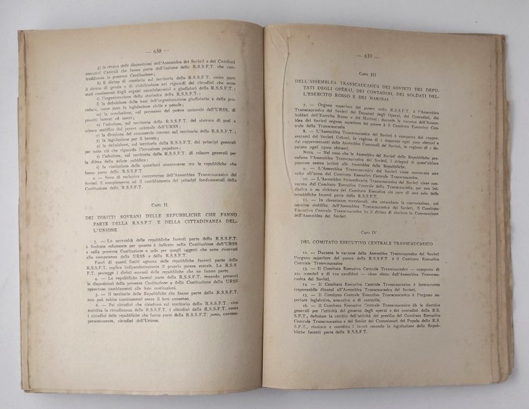 LE COSTITUZIONI DEGLI STATI DELL'EUROPA ORIENTALE volume 2 di Giannini …
