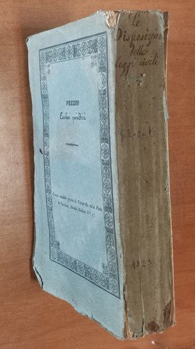 LE DISPOSIZIONI DELLE LEGGI CIVILI ATTUALI di Giuseppe Rosati 1829 …