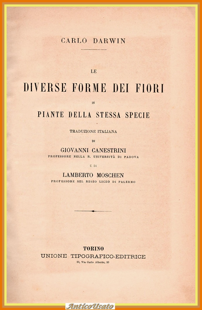 LE DIVERSE FORME DEI FIORI IN PIANTE DELLA STESSA SPECIE …