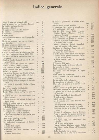 LE DONNE NELLA STORIA D’ITALIA 2 volumi Di Giuliana Dal …