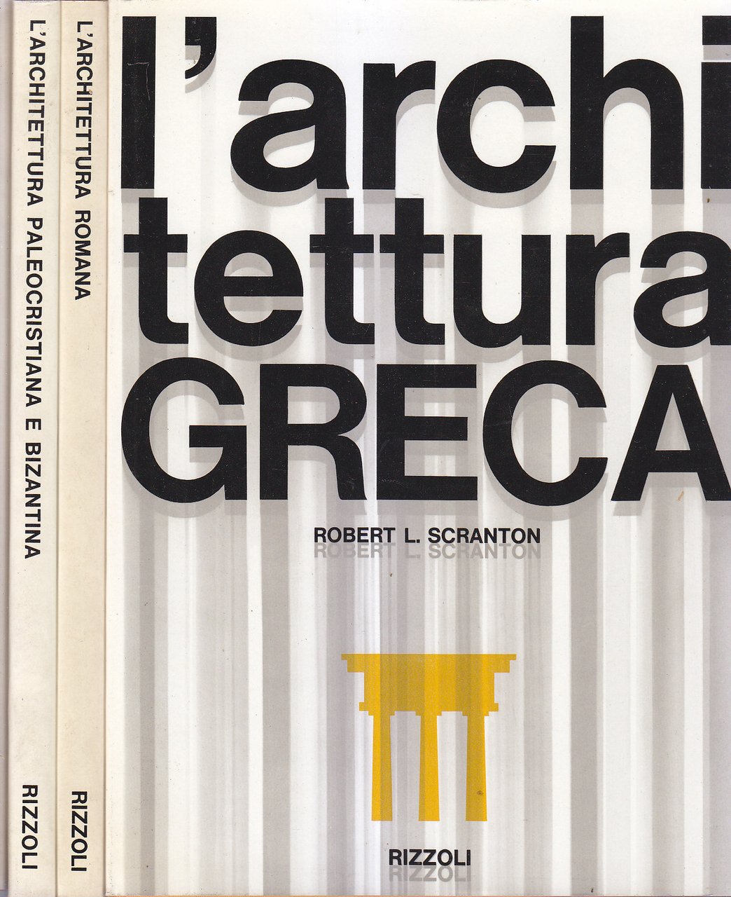 LE GRANDI CIVILTA' ARCHITETTONICHE 4 volumi cofanetto 1963 Rizzoli greca …