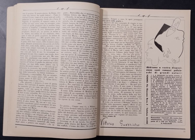 LE GRANDI FIRME QUINDICINALE DI NOVELLE Pitigrilli settembre 1934 rivista